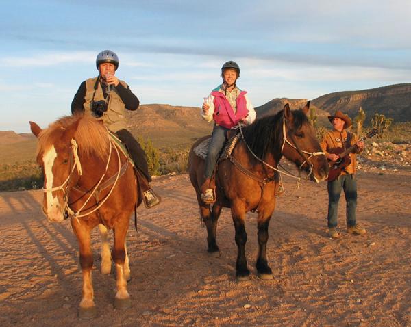 master_1866.jpg - Although we both loved the ride and Mike's songs,  we couldn't wait to get our butts off the saddles.  I can't imagine spending a whole day in the saddle.  Talk about having to have an "iron butt!"