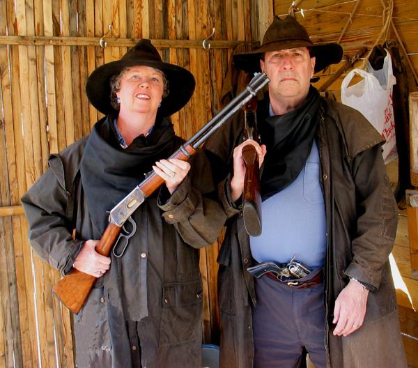 master_1926.jpg - Like the scene from Blazing Saddles - "Don't move or the *** gets it!"  The .45 in my pants is unloaded, by-the-way.